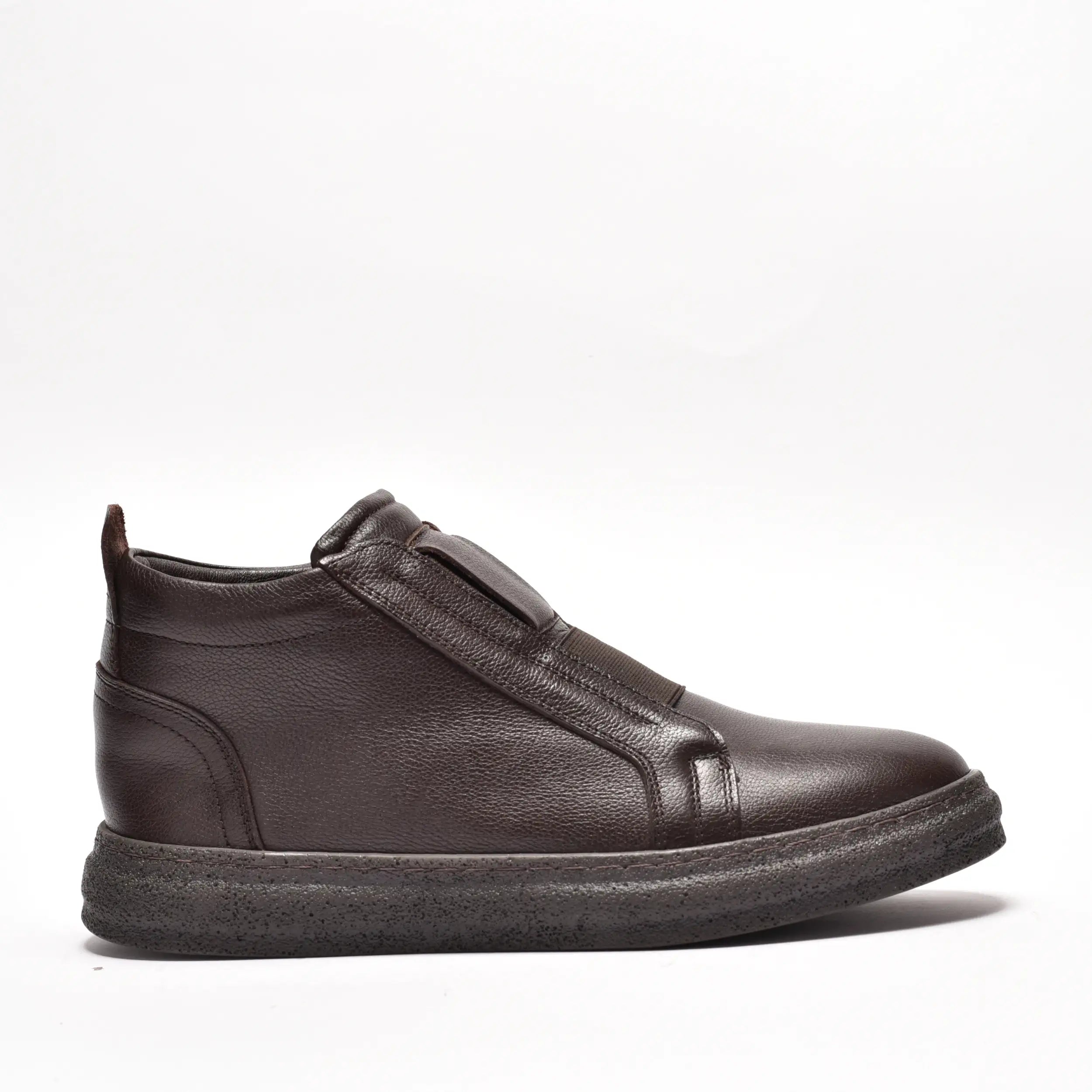 Ghete casual barbati din piele naturala maro 1218