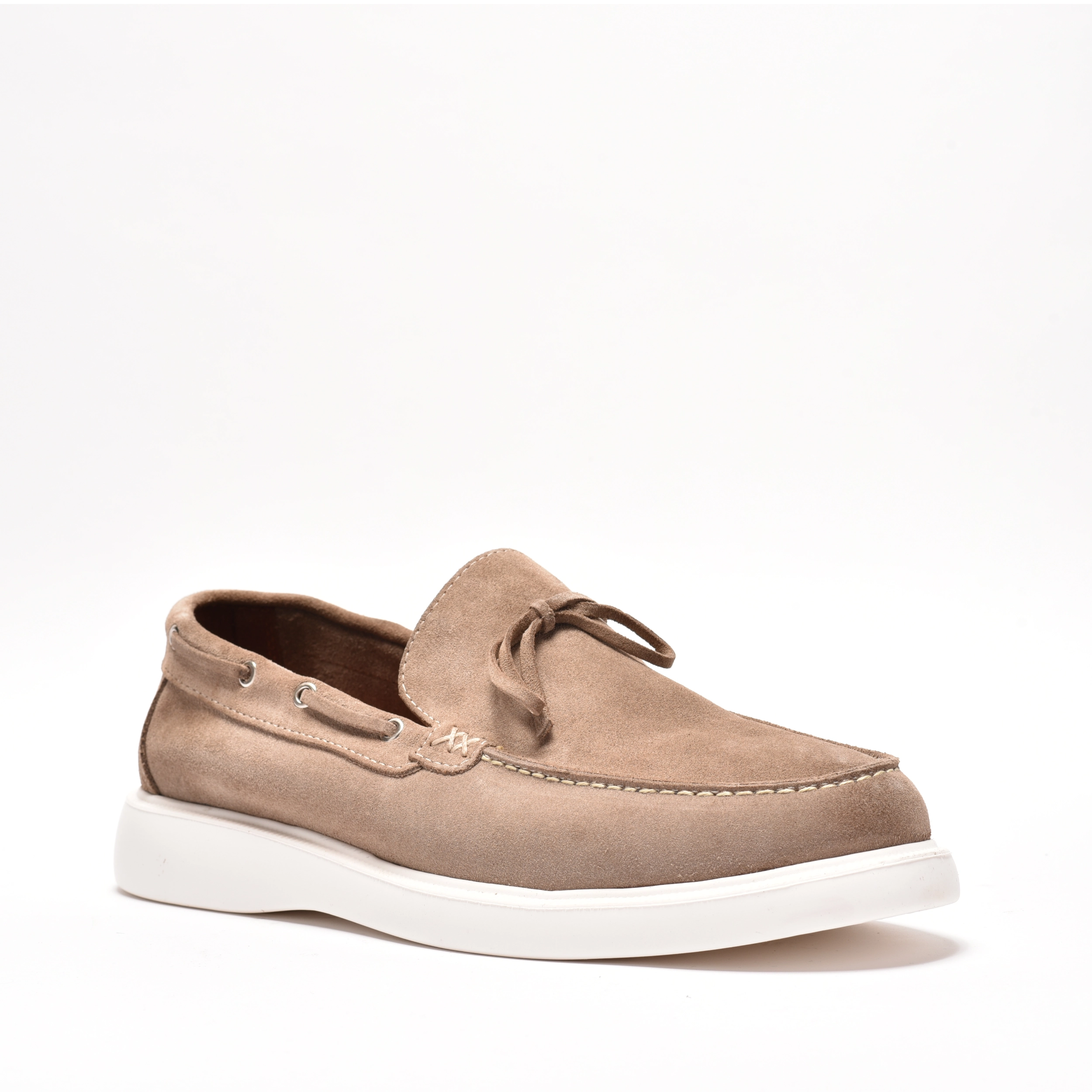 Pantofi casual barbati din piele intoarsa bej B11