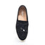 Pantofi dama Umme, loafers de toamna, din piele intoarsa neagra